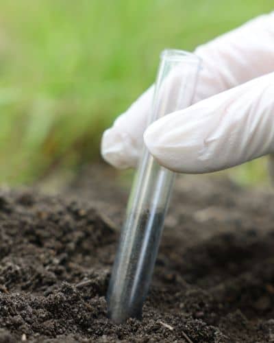 Soil sample testing to support engineering design for construction planning